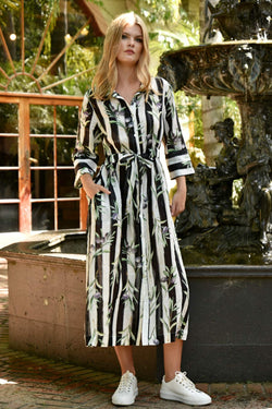 STRIPE A POSE DRESS