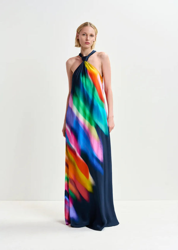 HALINKA KNOT MAXI DRESS
