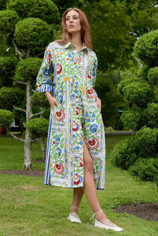 TIED EFFECTS DRESS