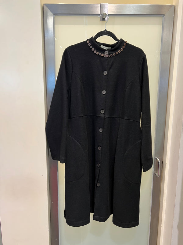 BEAD FELT MONASTIC COAT