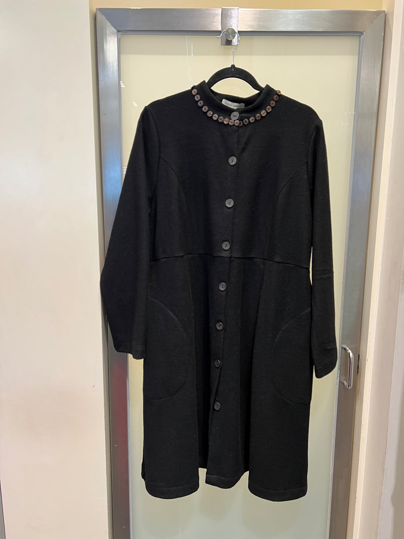 BEAD FELT MONASTIC COAT