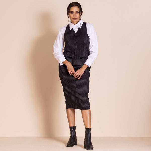 PINSTRIPE WAISTCOAT