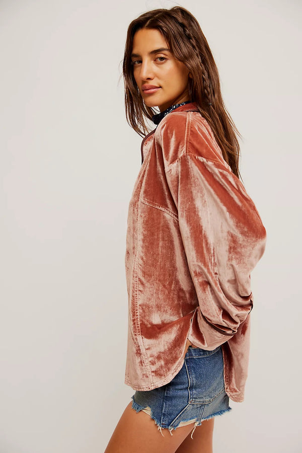 LUXY VELVET SHIRT