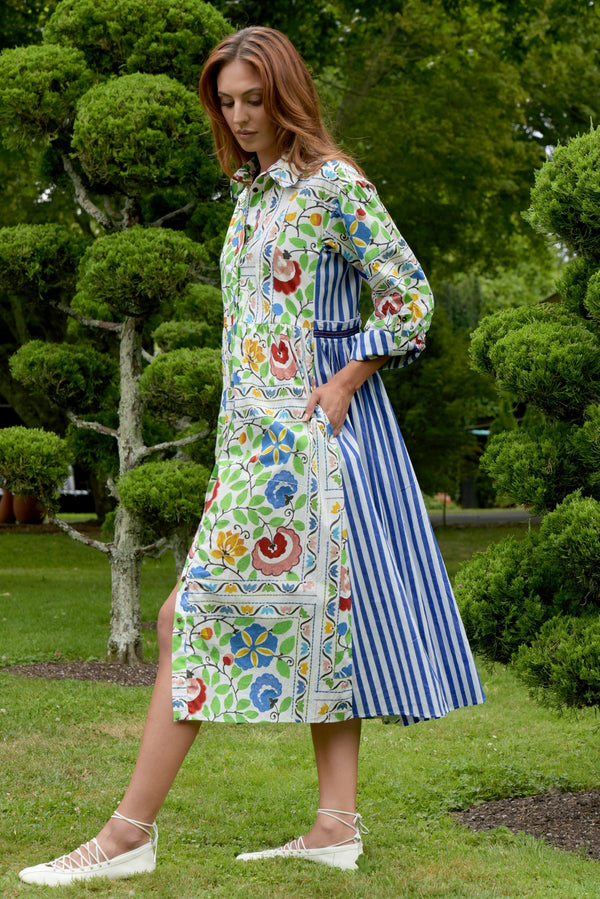 TIED EFFECTS DRESS