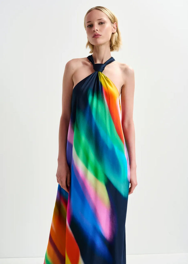 HALINKA KNOT MAXI DRESS
