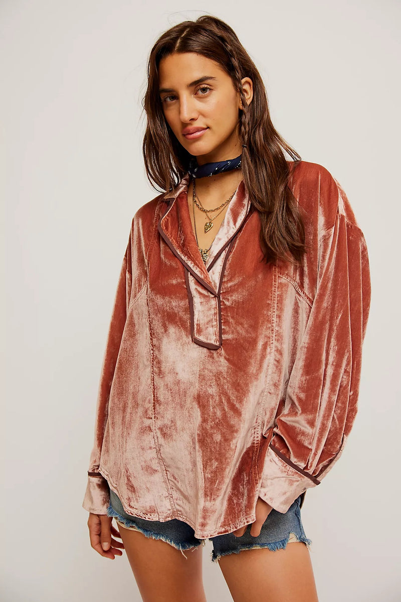 LUXY VELVET SHIRT