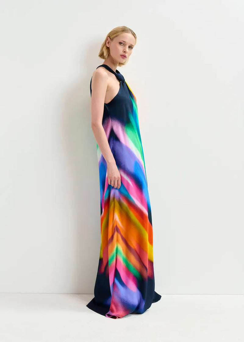 HALINKA KNOT MAXI DRESS