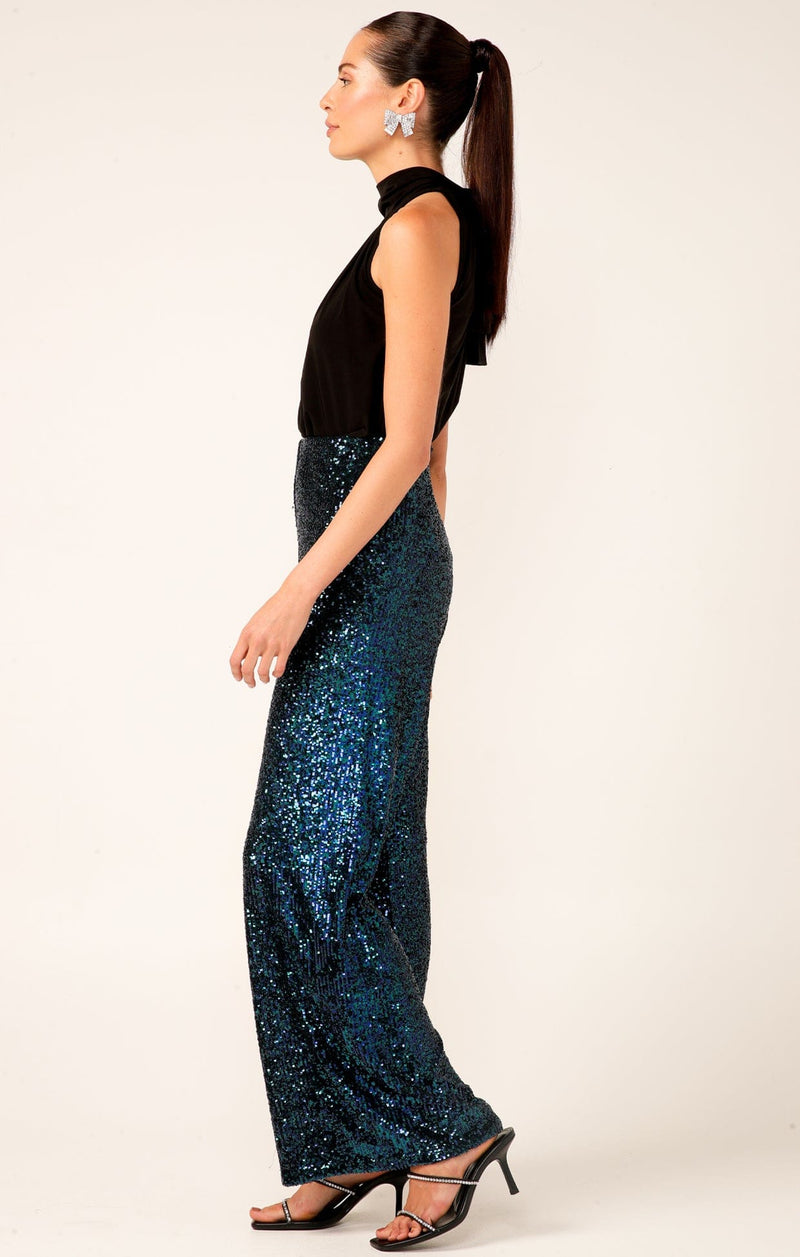 SEQUIN PALAZZO PANT