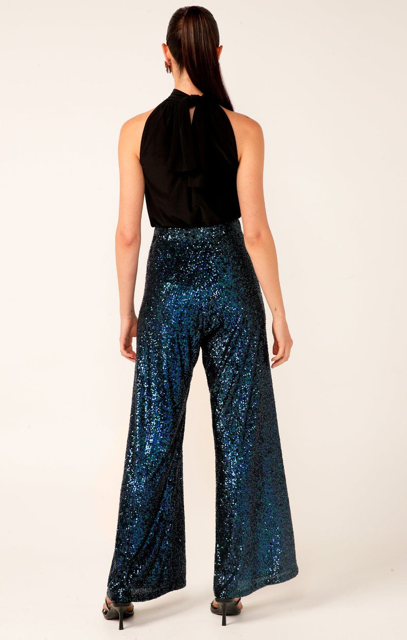 SEQUIN PALAZZO PANT