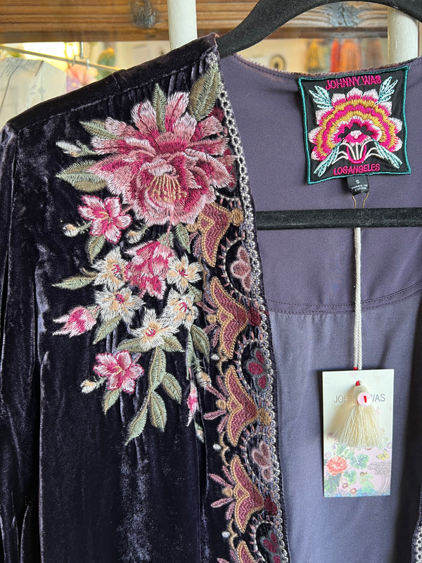 JOANNA VELVET KIMONO
