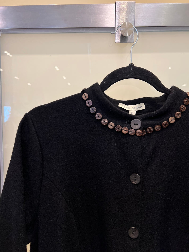 BEAD FELT MONASTIC COAT