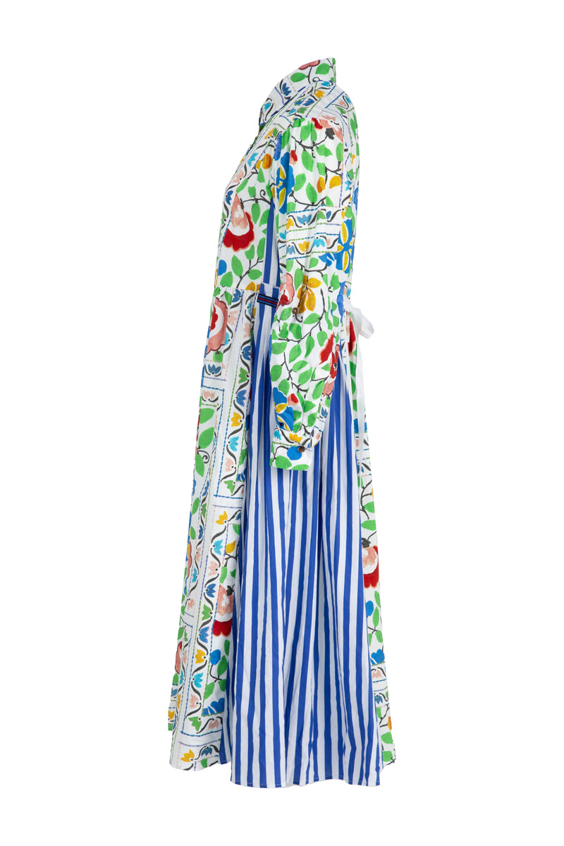 TIED EFFECTS DRESS