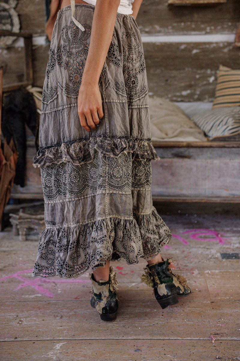 EYELET PISSARRO SKIRT