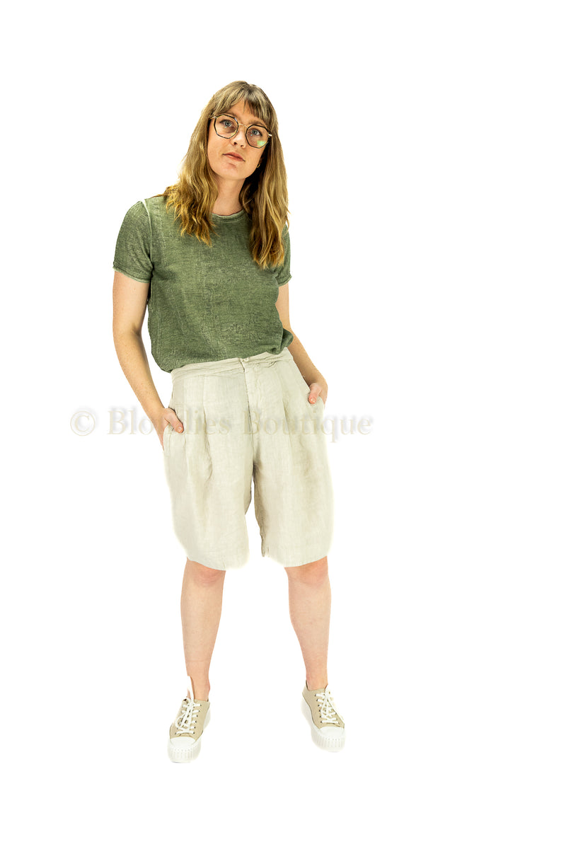 ALDA LINEN SHORT