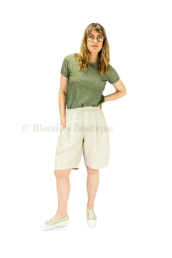 ALDA LINEN SHORT
