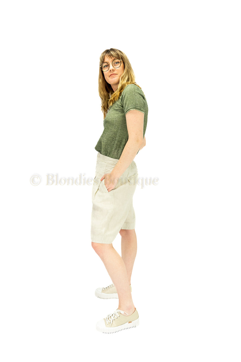 ALDA LINEN SHORT