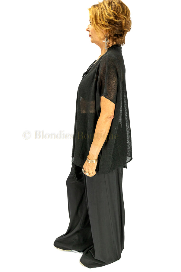 BOXY LINEN TOP