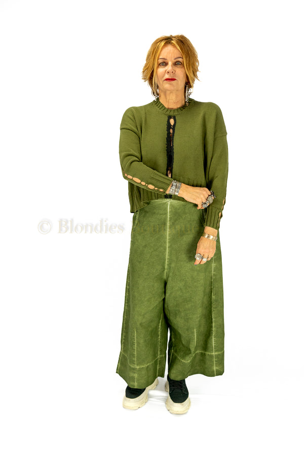 BOXY PAINTED PULLOVER
