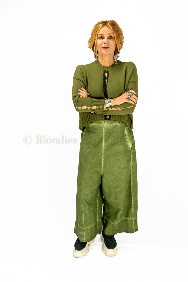 BOXY PAINTED PULLOVER