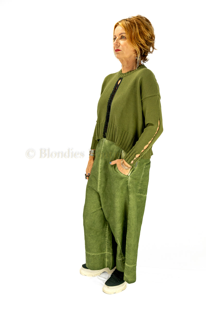 BOXY PAINTED PULLOVER