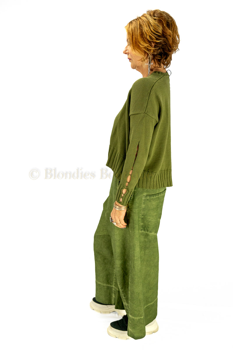 BOXY PAINTED PULLOVER