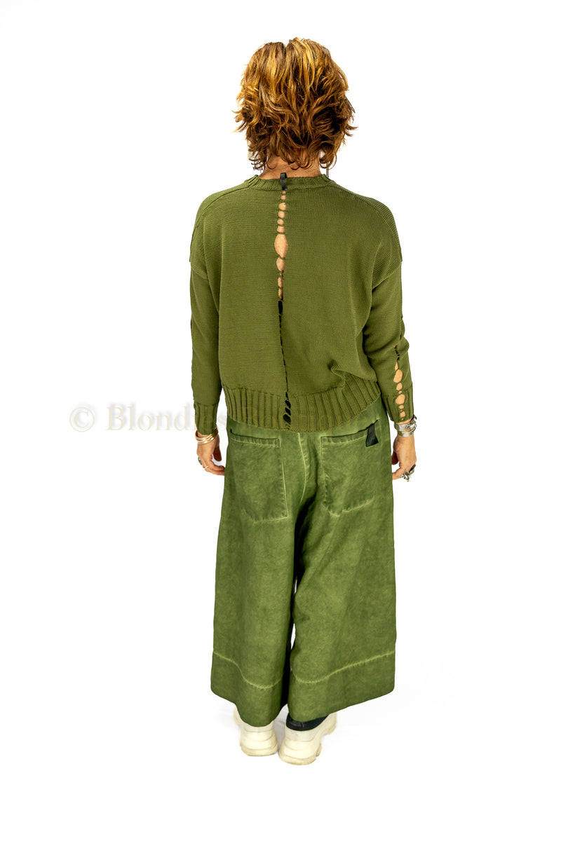 BOXY PAINTED PULLOVER
