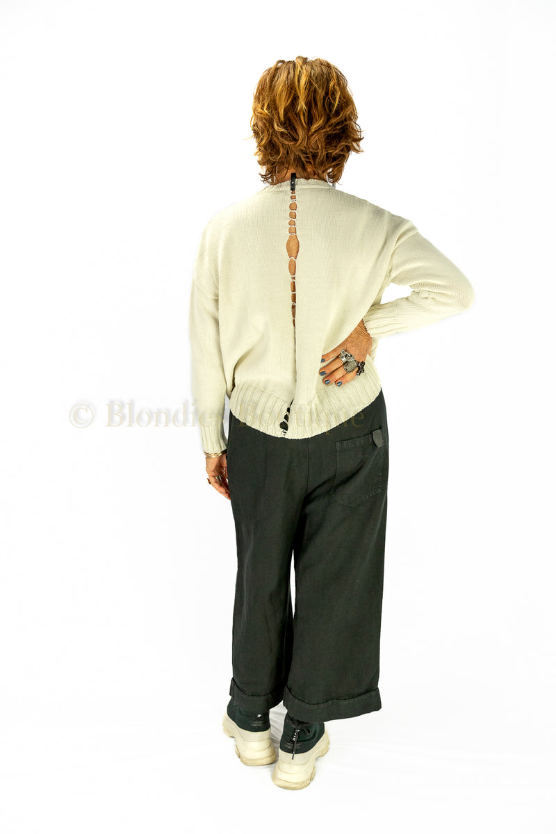 BOXY PAINTED PULLOVER