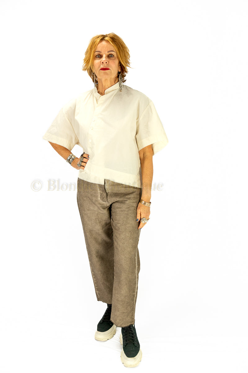 BOXY POPLIN SHIRT