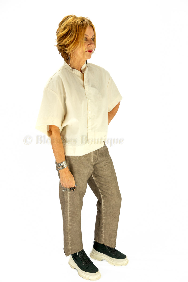 BOXY POPLIN SHIRT