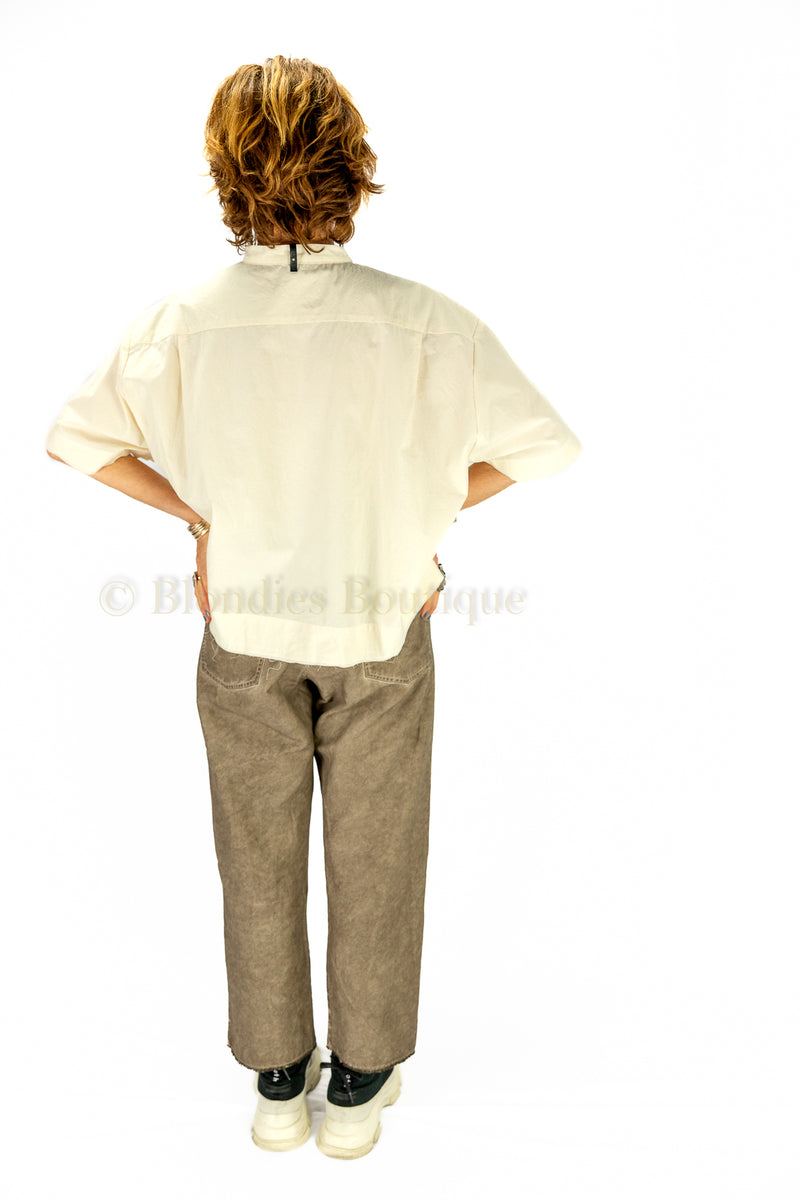 BOXY POPLIN SHIRT