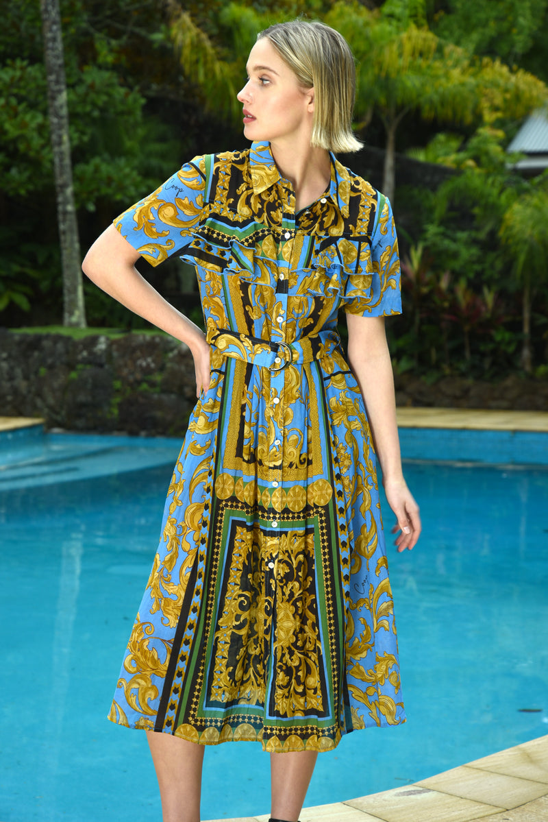 GOLD GOLD HEART DRESS