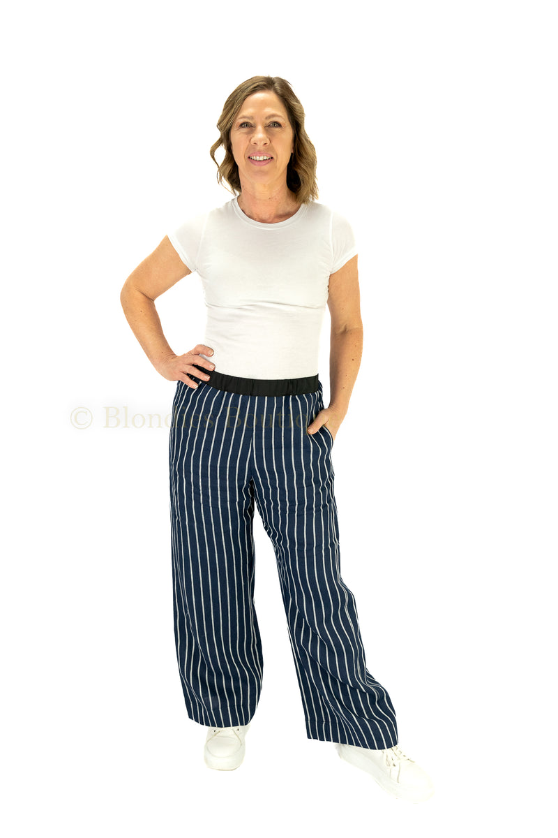 CONNOR PANT | NAVY STRIPE