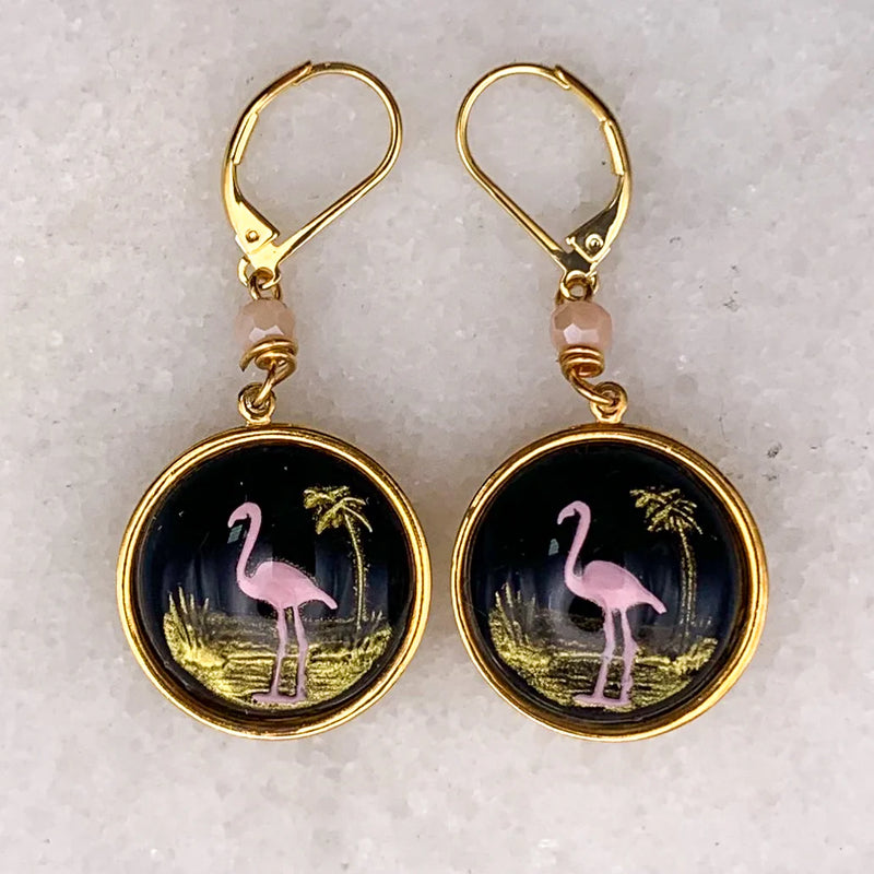 FLAMINGO EARRINGS