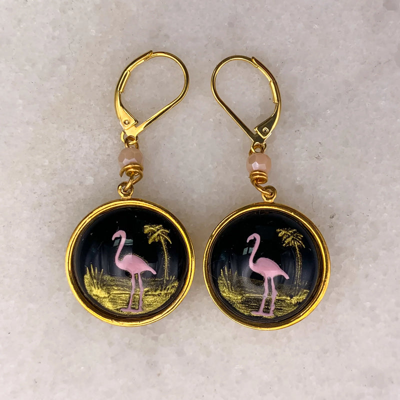 FLAMINGO EARRINGS