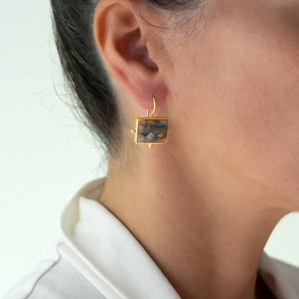 KASBAH LABRADORITE EARRINGS