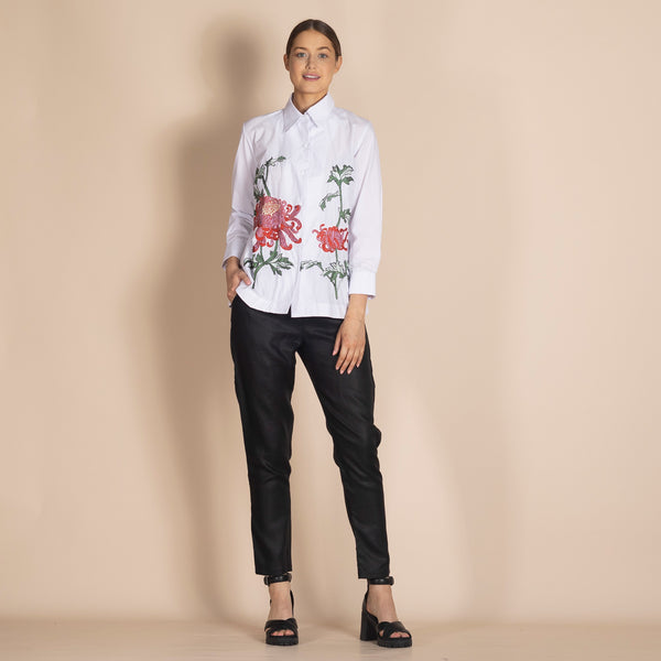 TRAPEZE SHIRT | CHRYSANTHEMUM