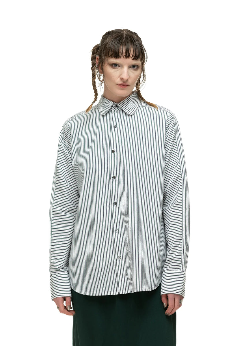 ALL STRIPE SHIRT | GREEN/BLUE