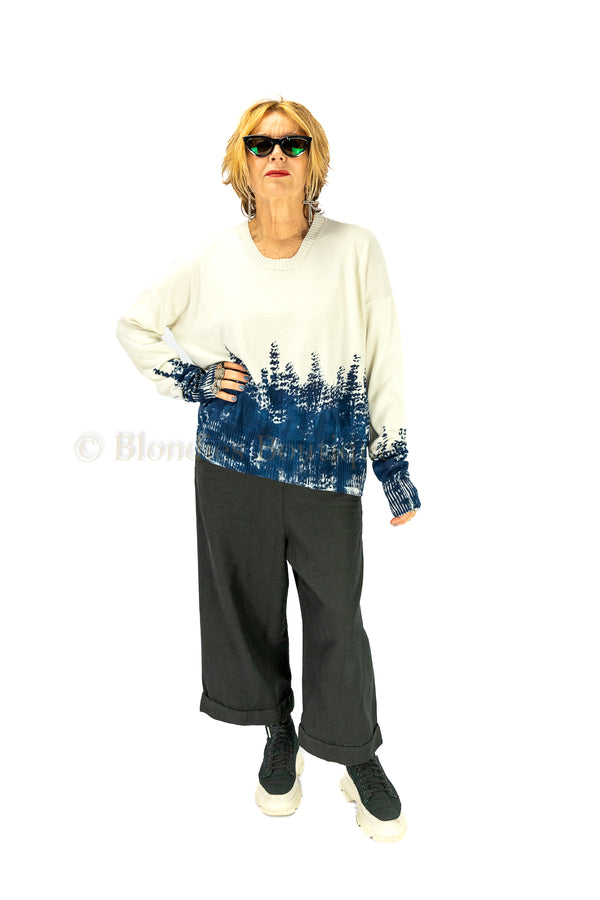 PAINTED BOXY PULLOVER