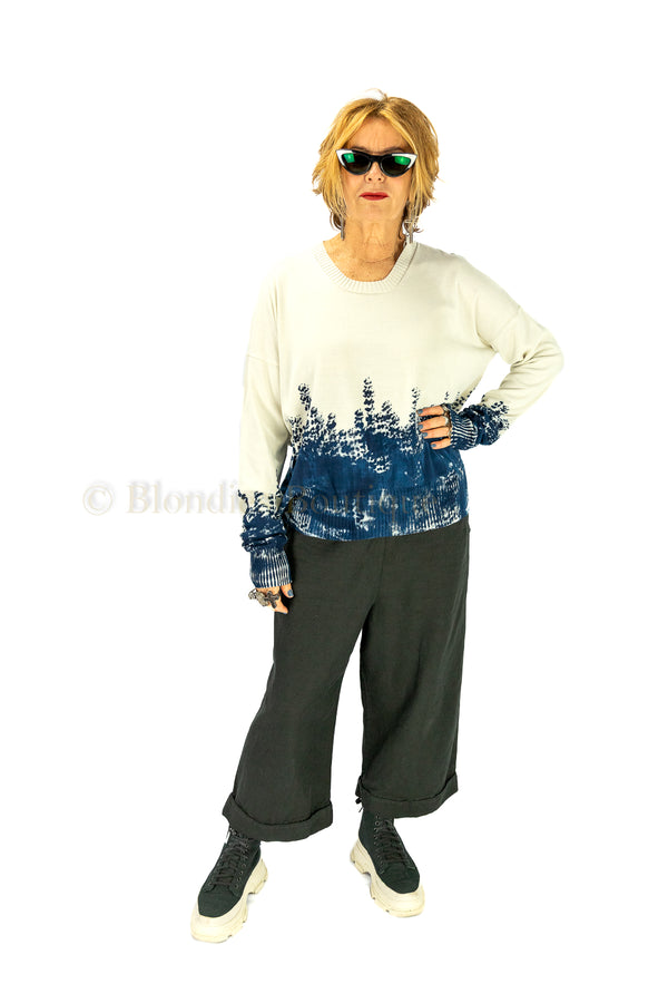 PAINTED BOXY PULLOVER