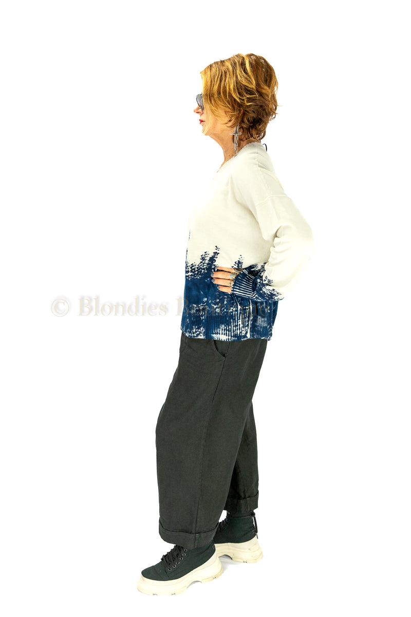 PAINTED BOXY PULLOVER