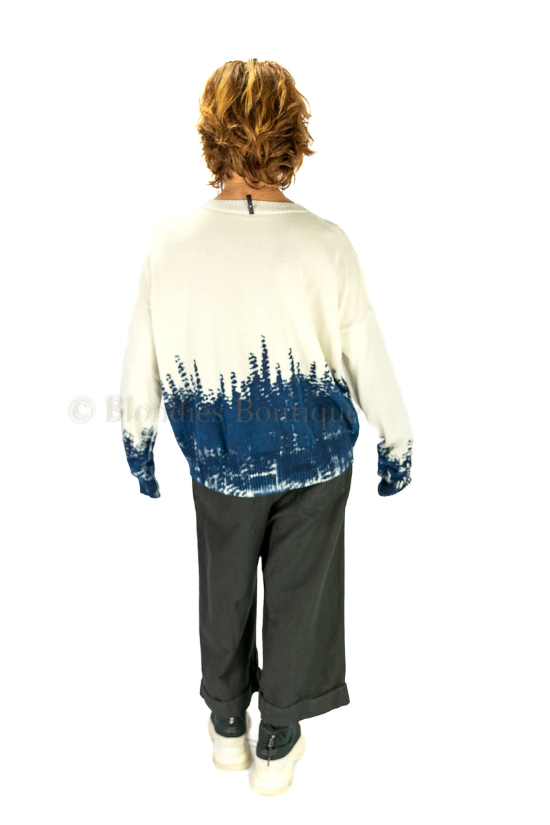 PAINTED BOXY PULLOVER