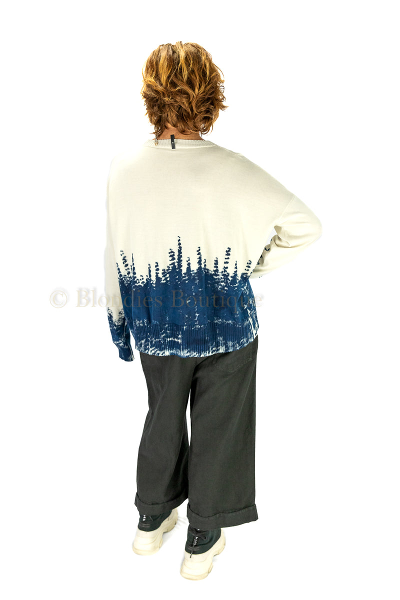 PAINTED BOXY PULLOVER