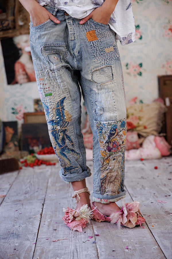 QUILTED EDEN MINER DENIMS