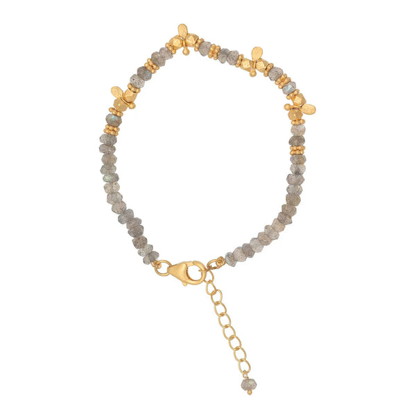 SAFFRON LABRAORITE BRACELET