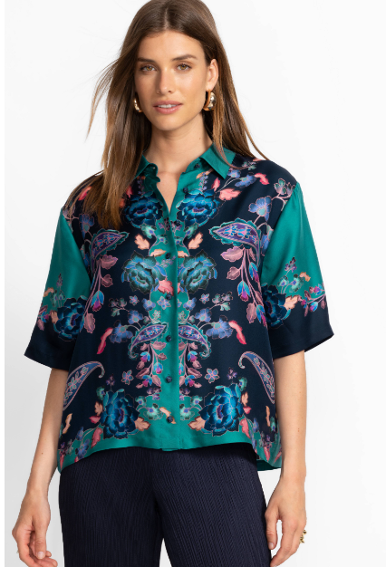 CLAUDINE BUTTON DOWN SHIRT