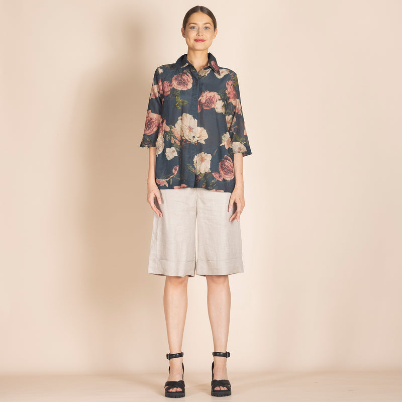 TRAPEZE SHIRT | ROSES