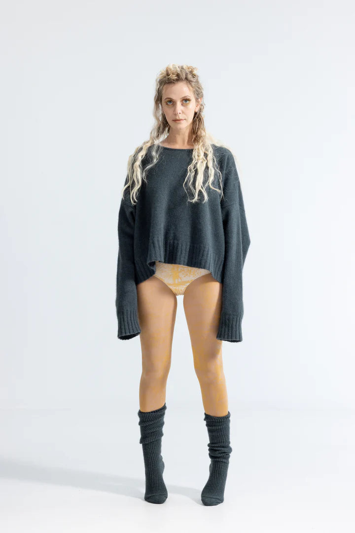 U CROP KNIT