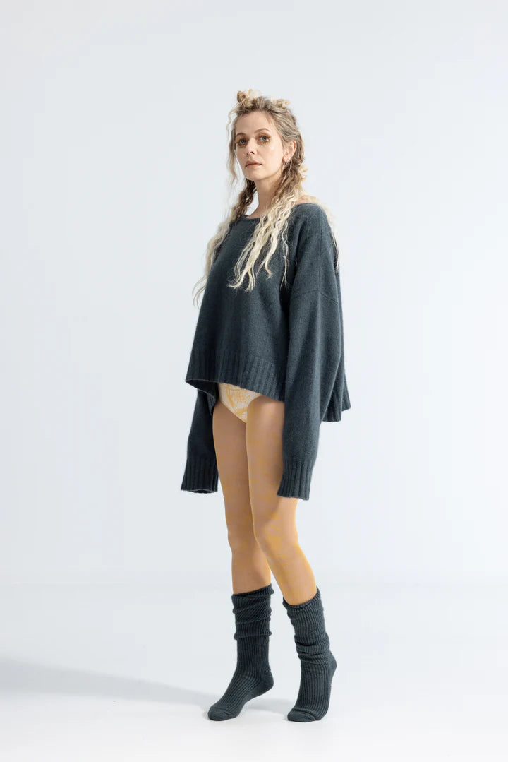 U CROP KNIT