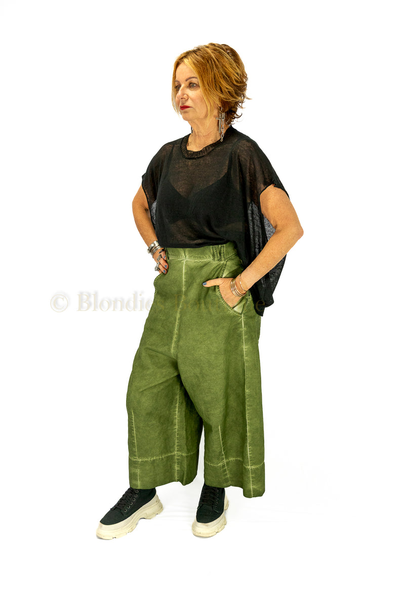 WIDE LEG TROUSERS