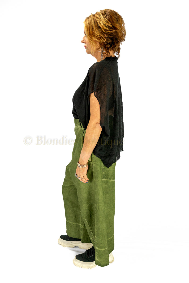 WIDE LEG TROUSERS